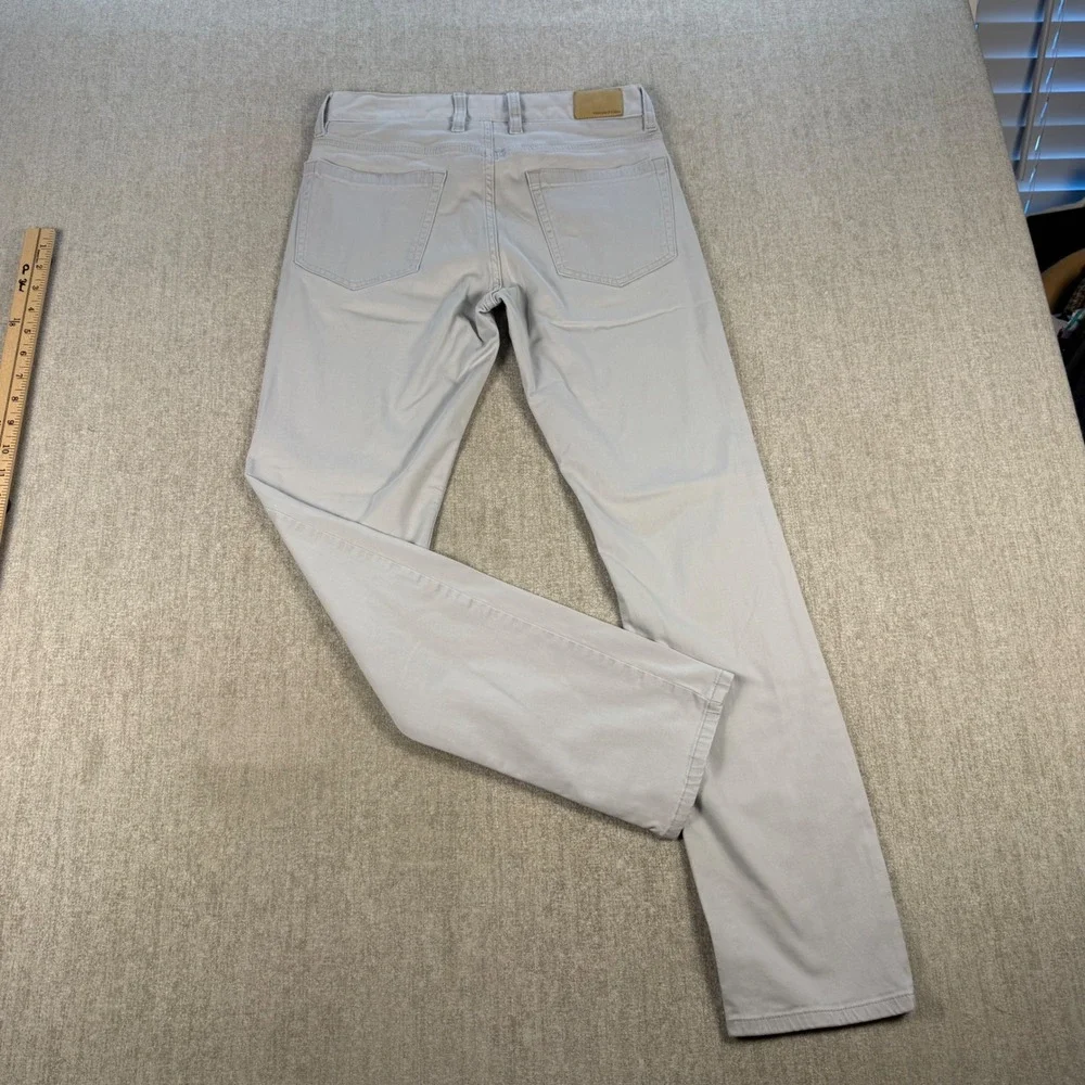 Vineyard Vines 5-Pocket Pants Mens 28x32 Gray Slim Fit Cotton Blend Stretch
